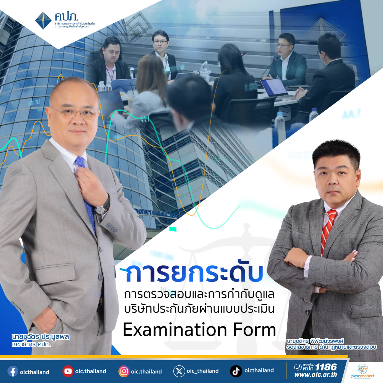 คปภ. ยกระดับการกำกับดูแลบริษัทประกันภัย ด้วย “Examination Form”
